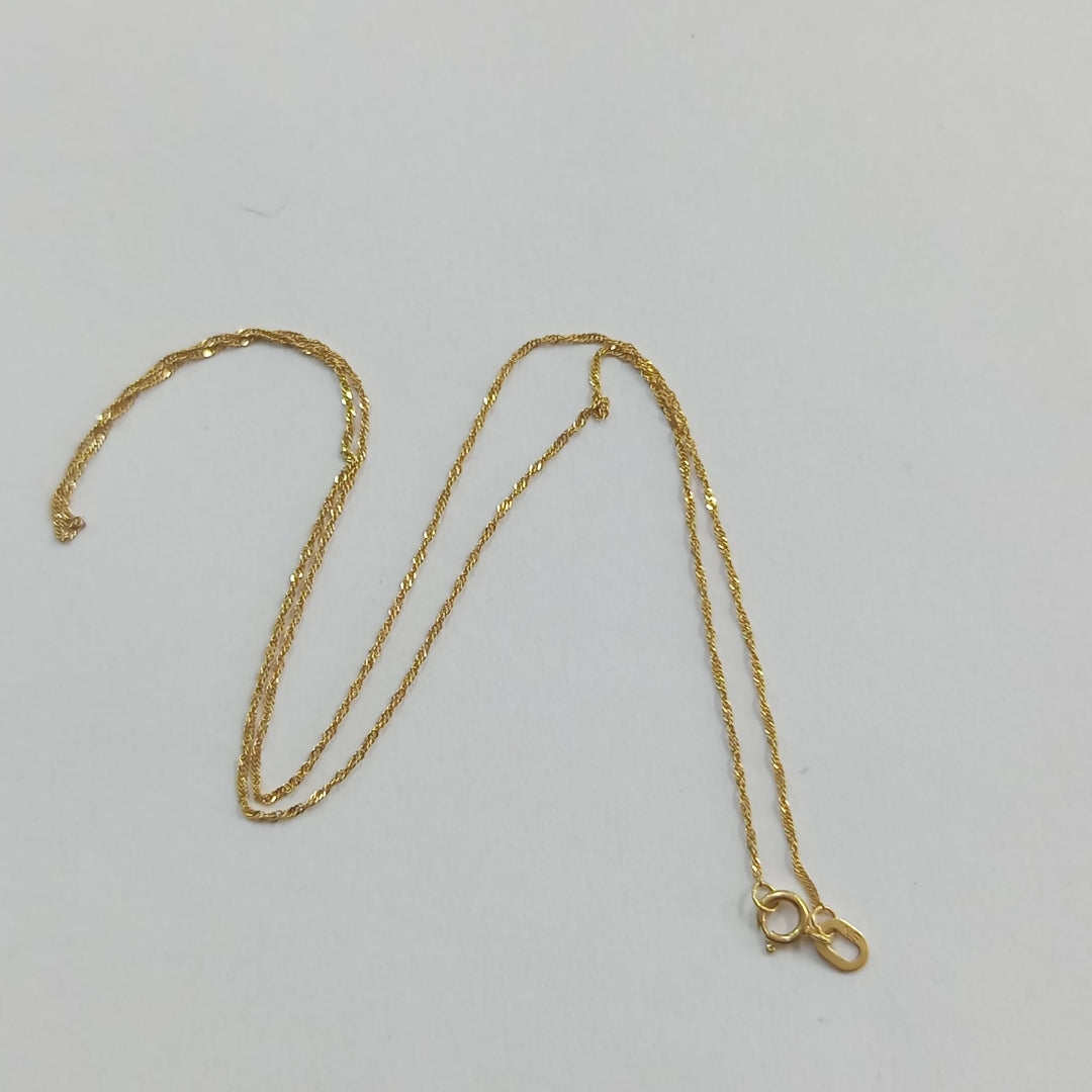 CADENA ORO 14 K 0,70 GRMS (SEMINUEVO)