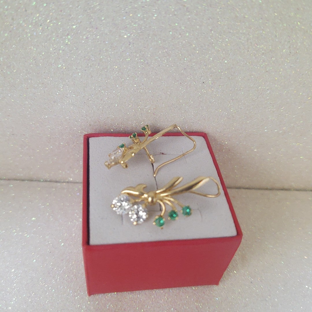 ARETES PAR ORO 10 K 2,60 GRMS (SEMINUEVO)