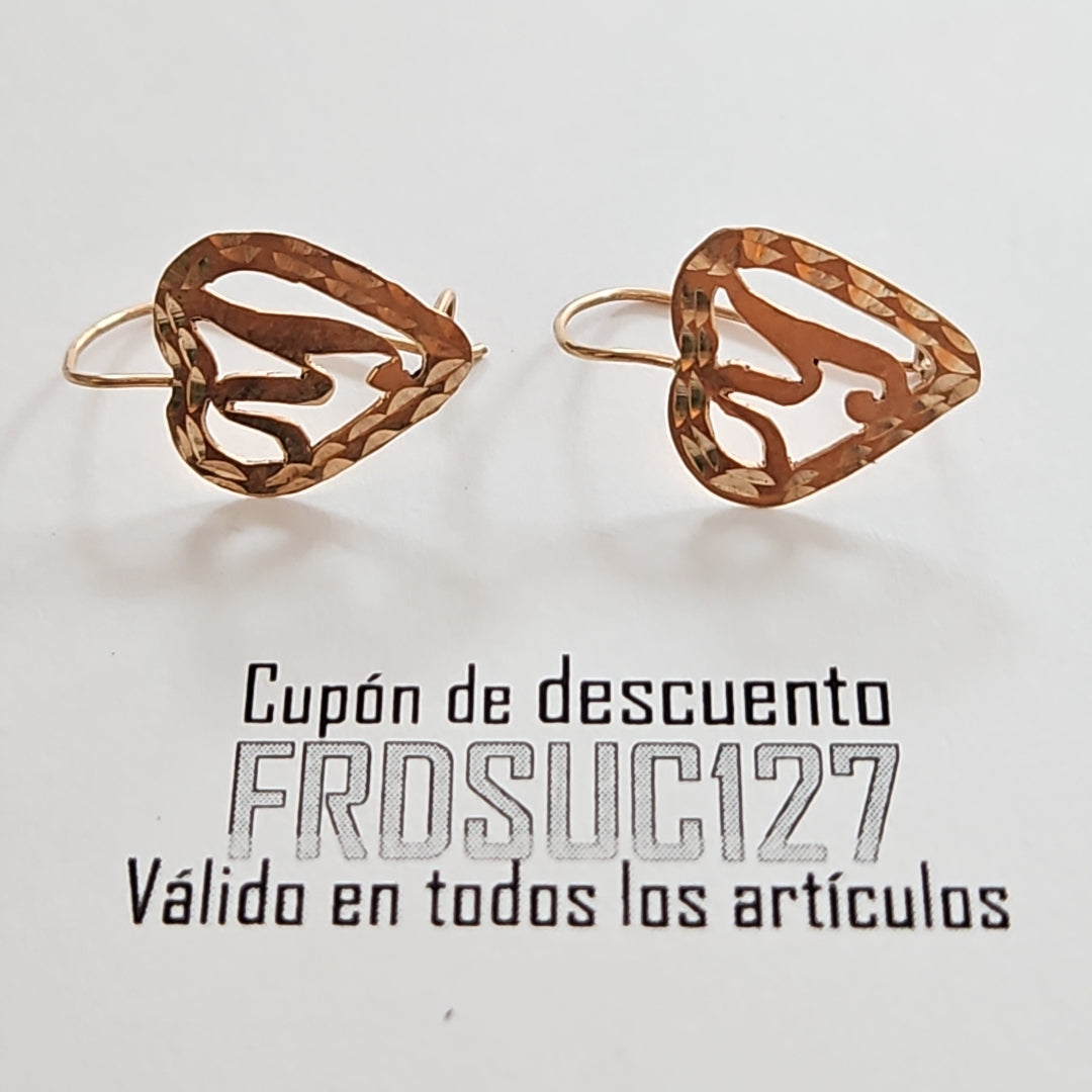 ARETES PAR ORO 10 K 0,90 GRMS (SEMINUEVO)