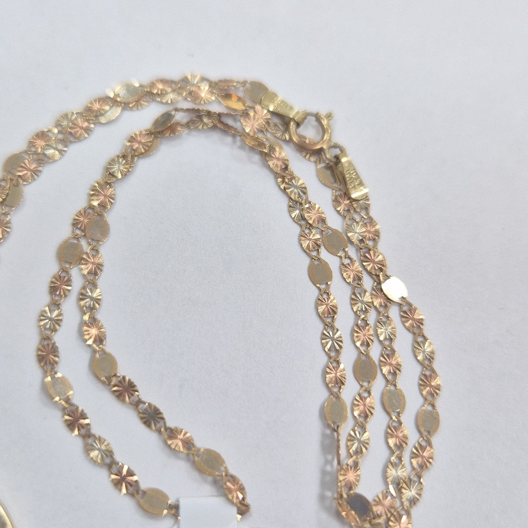CADENA, DIJE ORO 10 K 1.7 GRMS (SEMINUEVO)