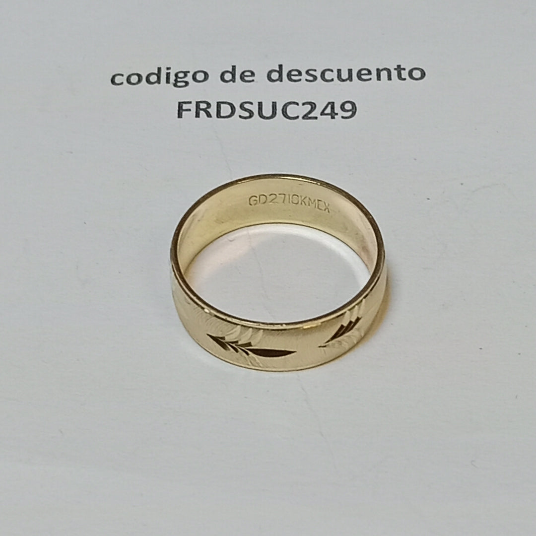 ARGOLLA ORO 10 K 2,40 GRMS (SEMINUEVO)