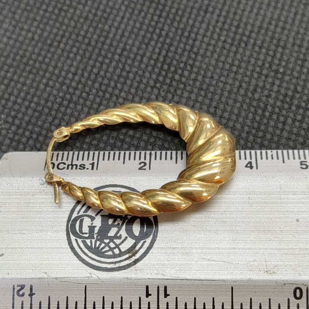 ARRACADAS PAR ORO 14 K 3,90 GRMS (SEMINUEVO)