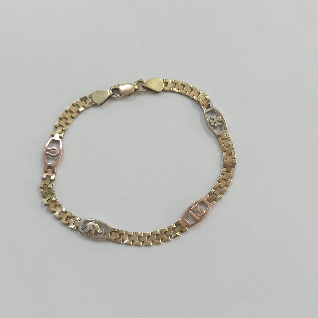 PULSERA ORO 10 K 4.5 GRMS (SEMINUEVO)