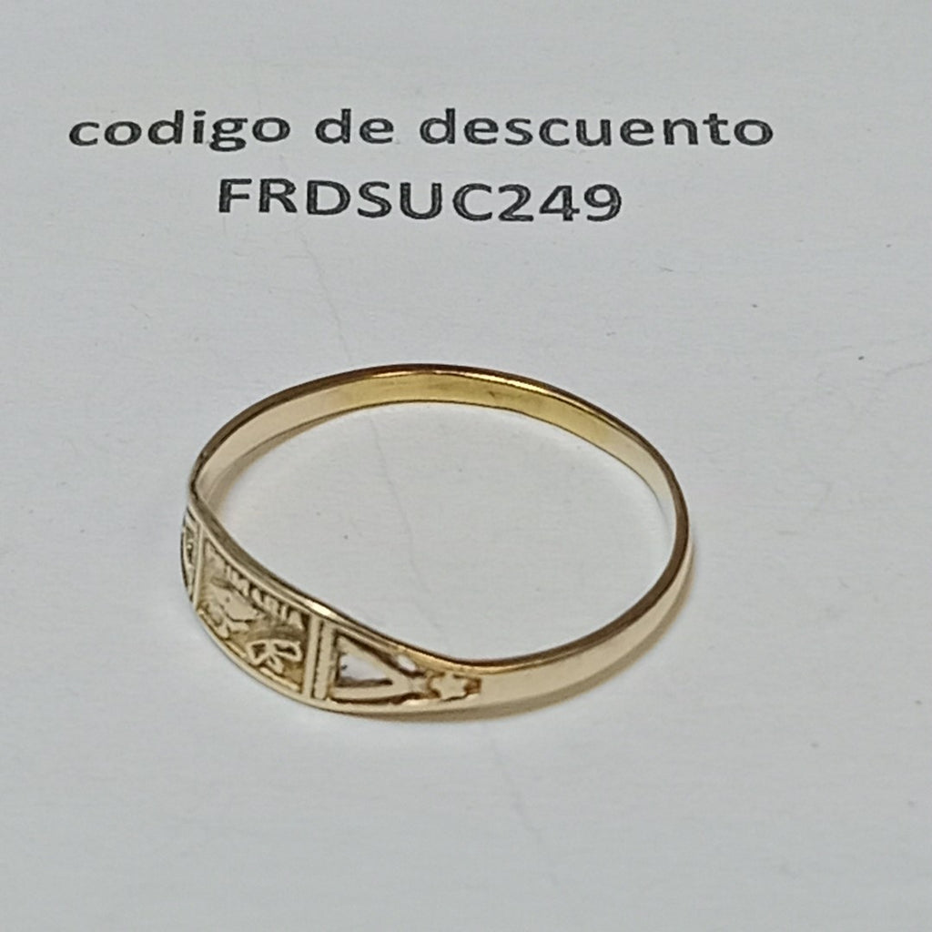ANILLITO ORO 10 K 1.1 GRMS (SEMINUEVO)