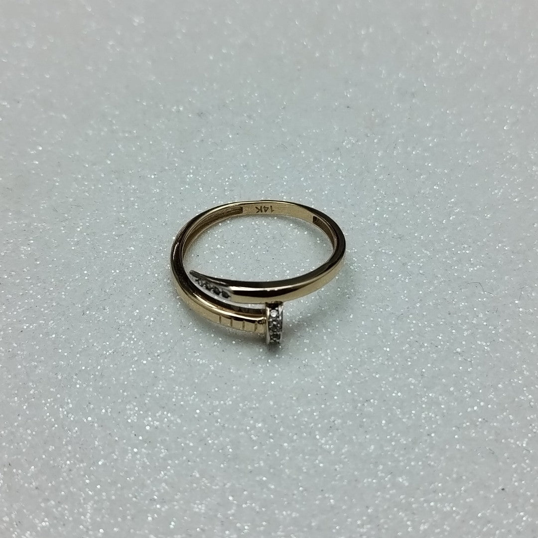 ANILLOS DAMA ORO 14K 2 (NUEVO)