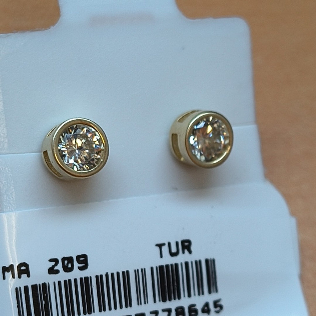 BROQUELES ORO 14K 1.2 (NUEVO)