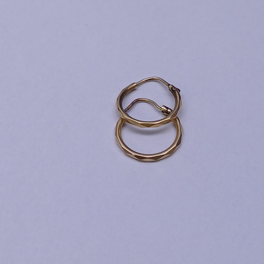 ARRACADAS PAR ORO 14 K 0.9 GRMS (SEMINUEVO)