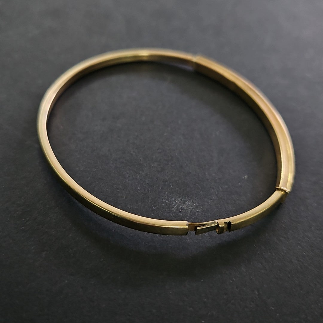 PULSERA RIGIDA ORO 10 K 3.9 GRMS (SEMINUEVO)