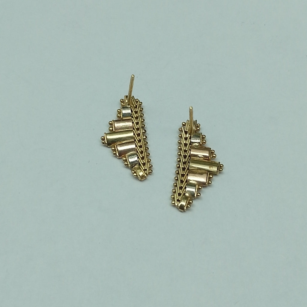 ARETES PAR ORO 14 K 2.9 GRMS (SEMINUEVO)