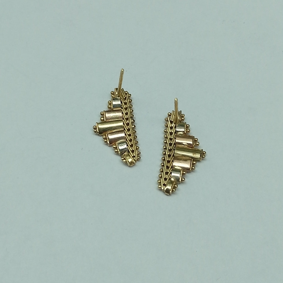 ARETES PAR ORO 14 K 2.9 GRMS (SEMINUEVO)