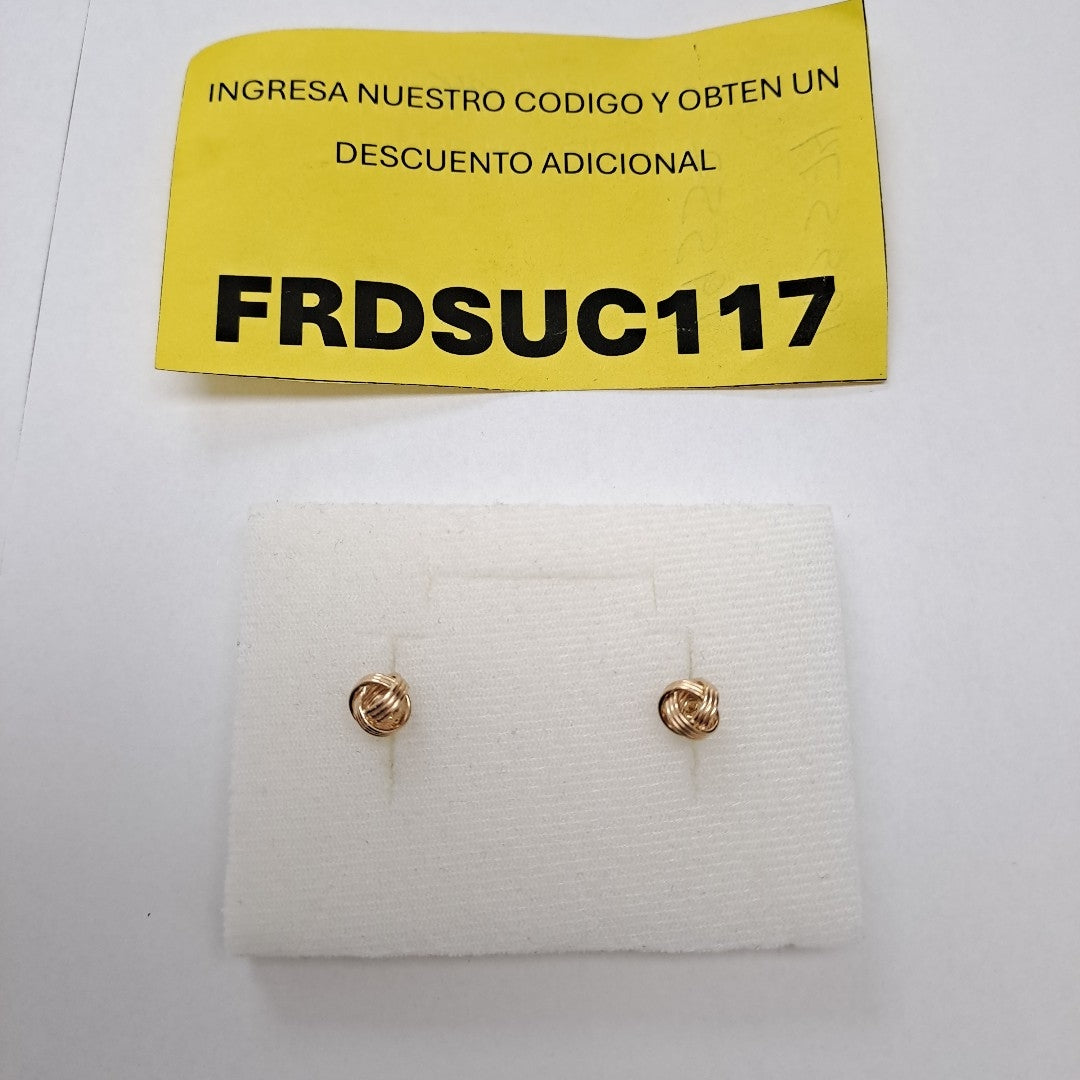 BROQUELES ORO 14K 1.9 (NUEVO)