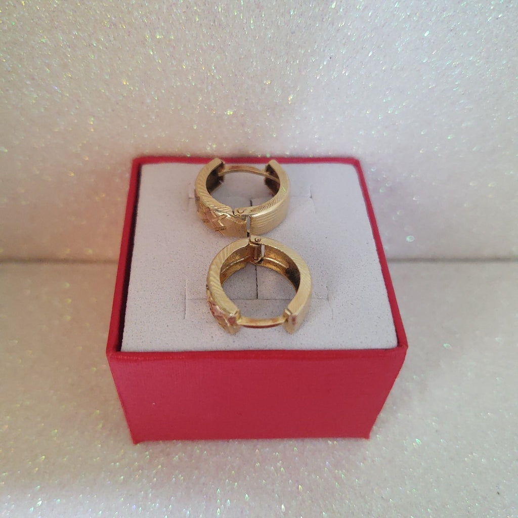 ARRACADAS PAR ORO 14 K 2 GRMS (SEMINUEVO)