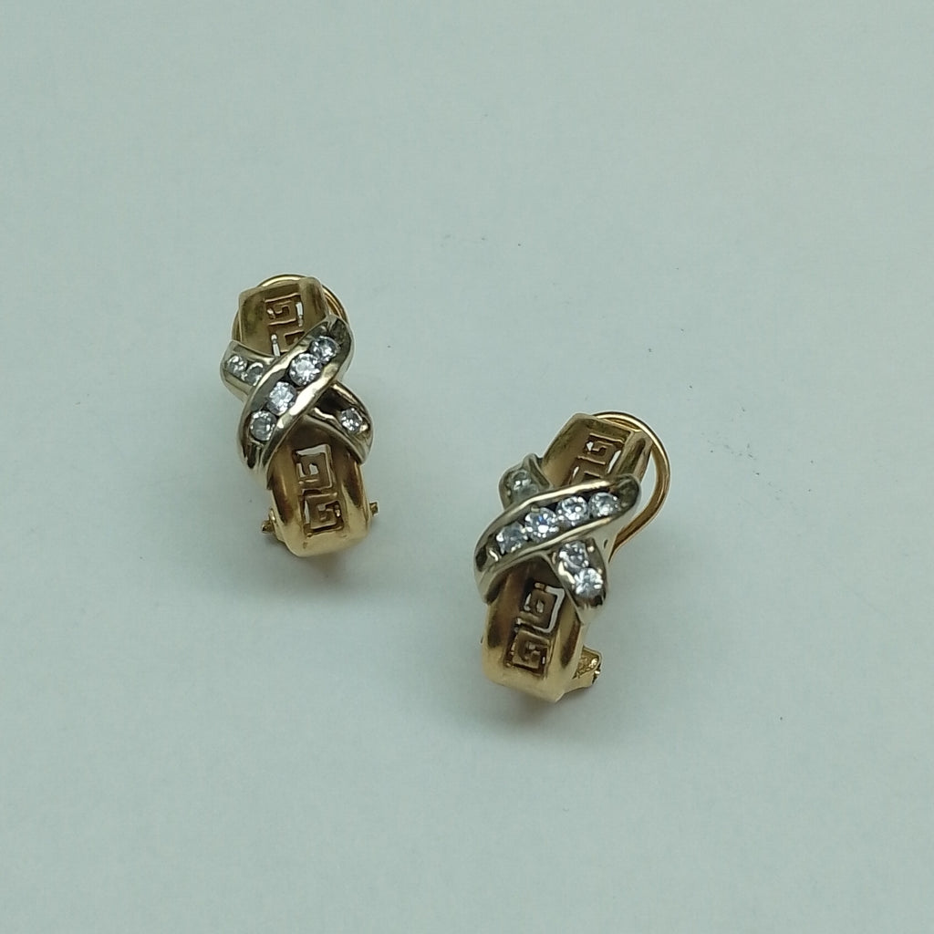 ARETES PAR ORO 14 K 6.6 GRMS (SEMINUEVO)