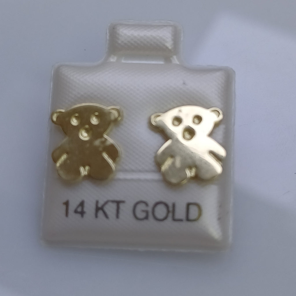 BROQUELES ORO 14K 1.5 (NUEVO)