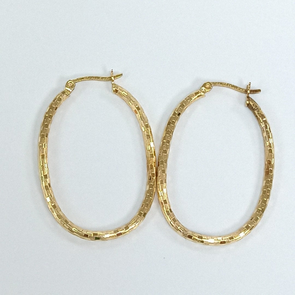ARRACADAS PAR ORO 14 K 3 GRMS (SEMINUEVO)