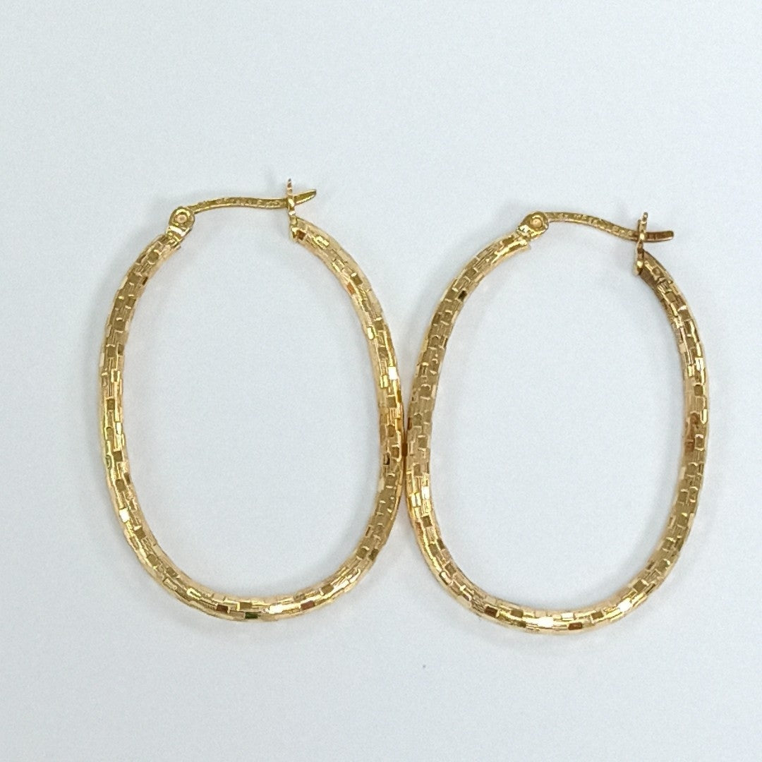 ARRACADAS PAR ORO 14 K 3 GRMS (SEMINUEVO)