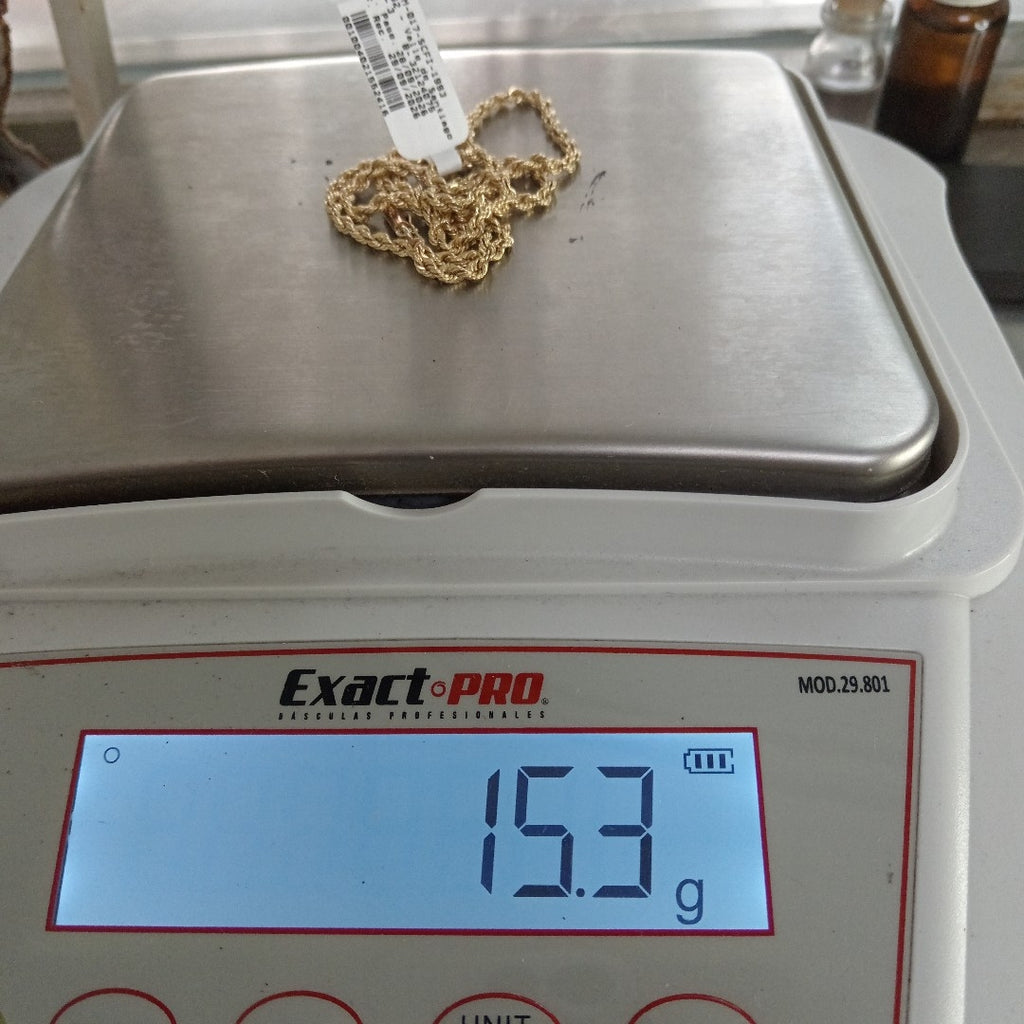 CADENA ORO 14 K 15.3 GRMS (SEMINUEVO)