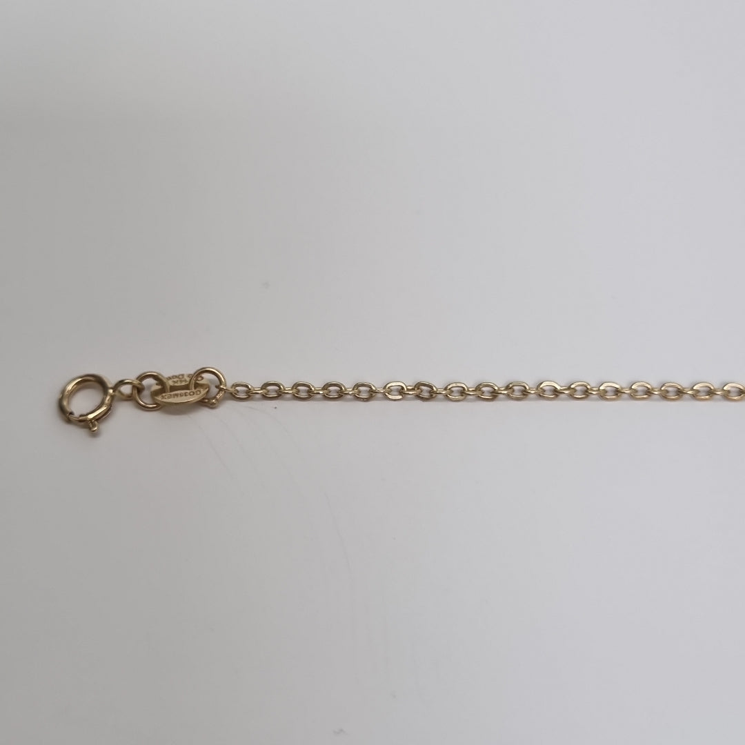 PULSERA TEJIDO ESPECIAL FIG AROS UNIDOS C CIRCS 14K 18 CM 2.1 GR (NUEVO)