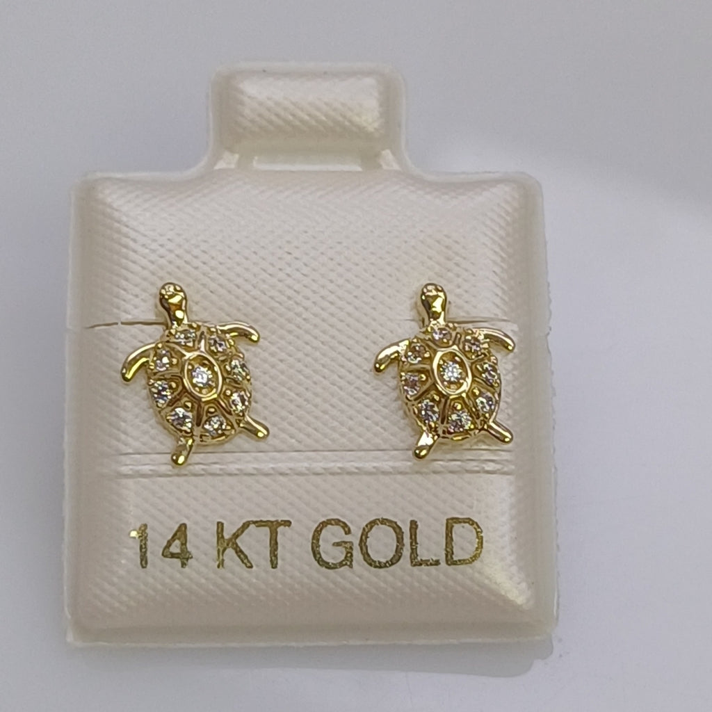 BROQUELES ORO 14K 1.2 (NUEVO)