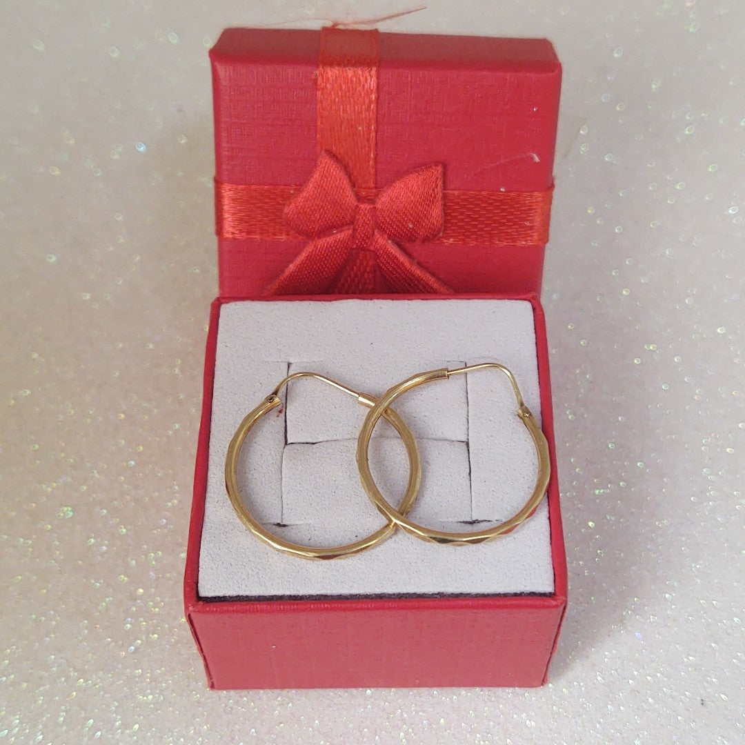 ARRACADAS PAR ORO 14 K 1.2 GRMS (SEMINUEVO)