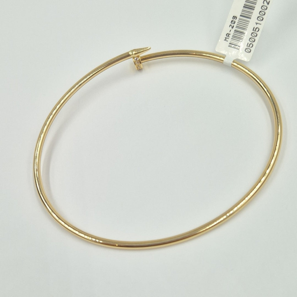 PULSERA CLAVO ORO 14K 2.8 (NUEVO)
