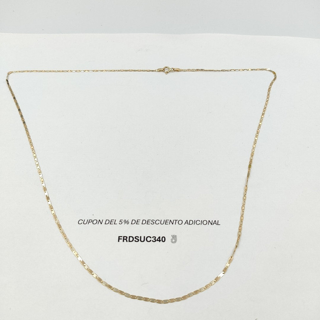 CADENA ORO,ORO COMBINADO 14 K 2,50 GRMS (SEMINUEVO)
