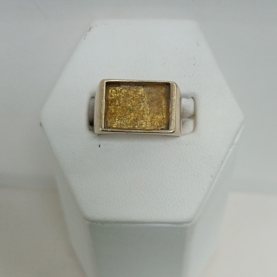 ANILLO ORO 10 K 9,50 GRMS (SEMINUEVO)