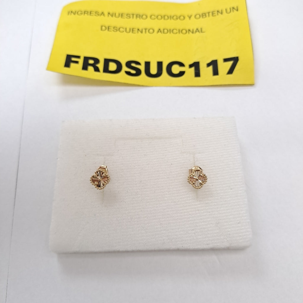 BROQUELES ORO 14K 1.6 (NUEVO)
