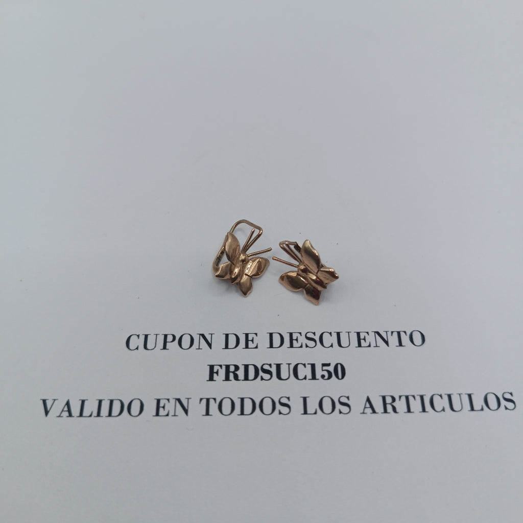 ARETES PAR ORO 10 K 1.4 GRMS (SEMINUEVO)