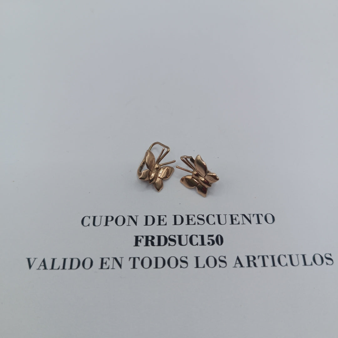 ARETES PAR ORO 10 K 1.4 GRMS (SEMINUEVO)
