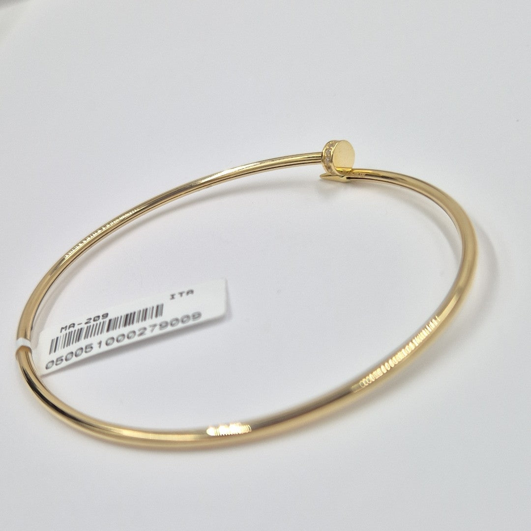 PULSERA CLAVO ORO 14K 2.8 (NUEVO)