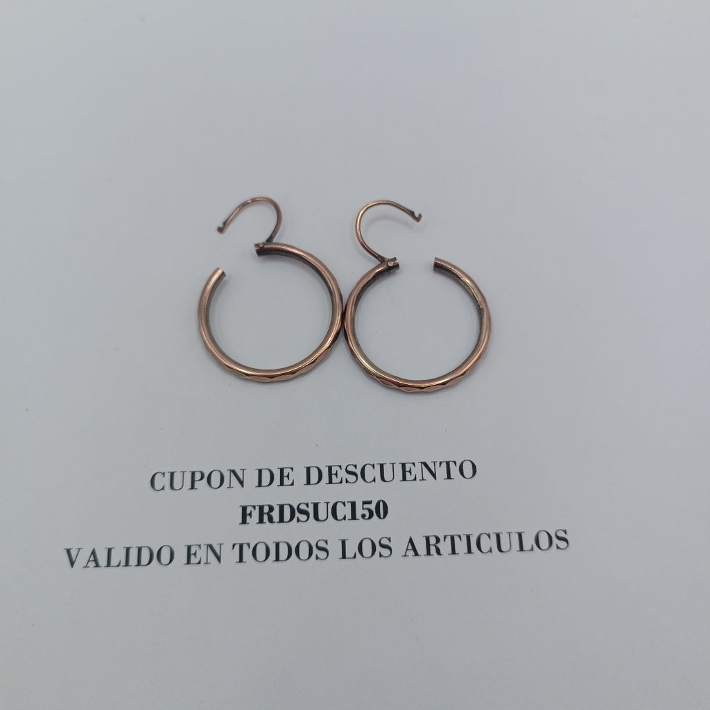 ARETES PAR ORO 8 K 3.3 GRMS (SEMINUEVO)