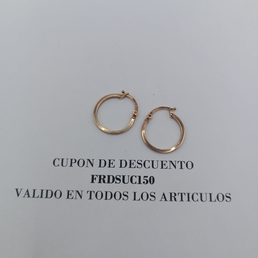 ARETES PAR ORO 10 K 1.1 GRMS (SEMINUEVO)