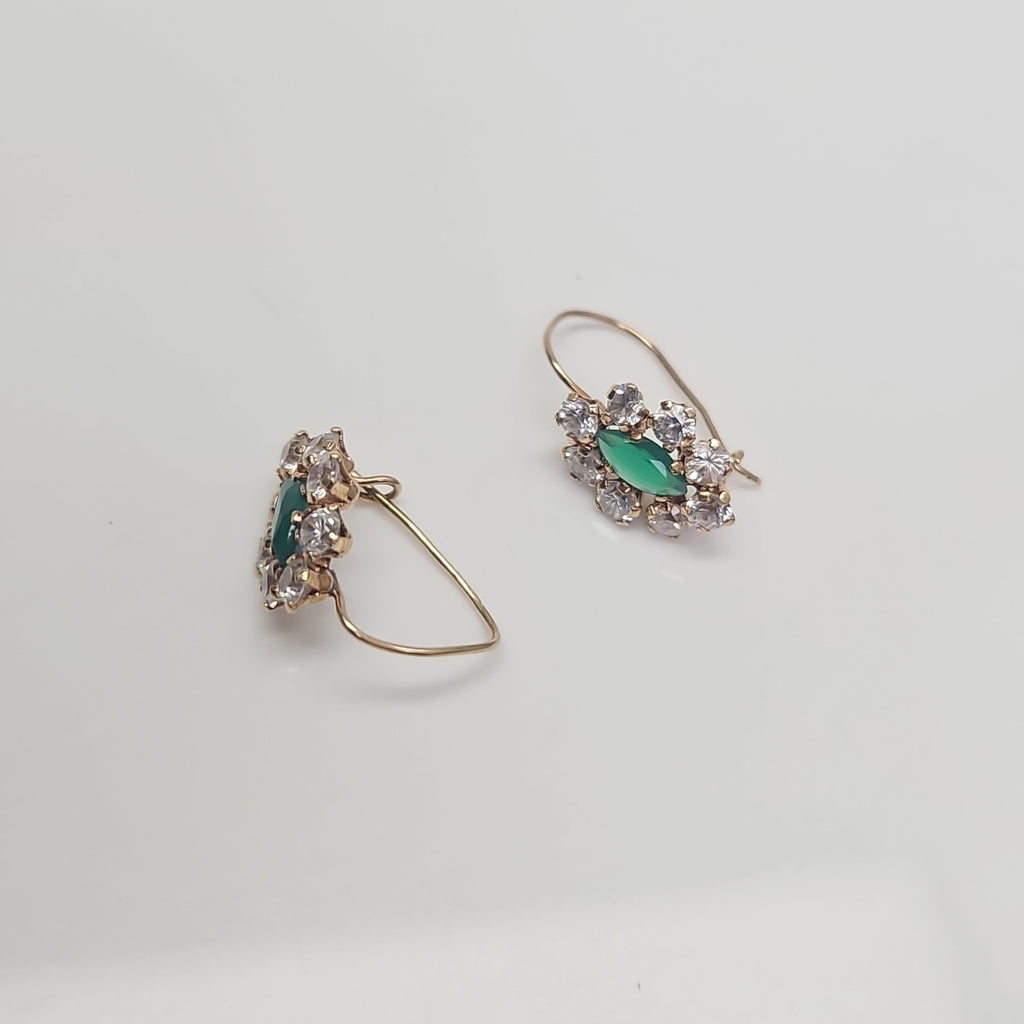ARETES PAR ORO 14 K 1,20 GRMS (SEMINUEVO)