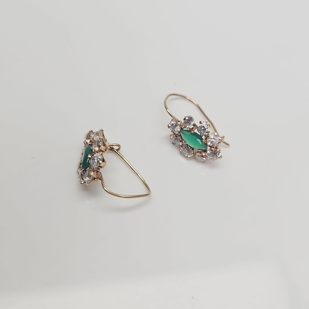 ARETES PAR ORO 14 K 1,20 GRMS (SEMINUEVO)