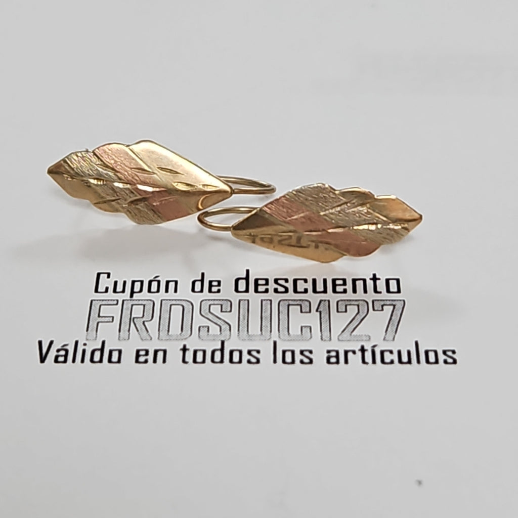 ARETES PAR ORO 10 K 0,90 GRMS (SEMINUEVO)