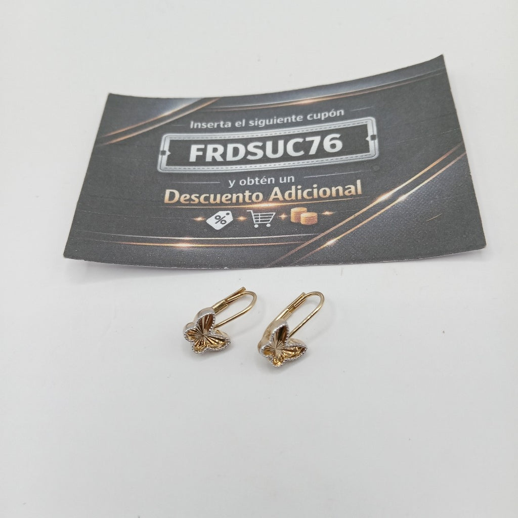BROQUELES ORO 14K 1.8 (NUEVO)