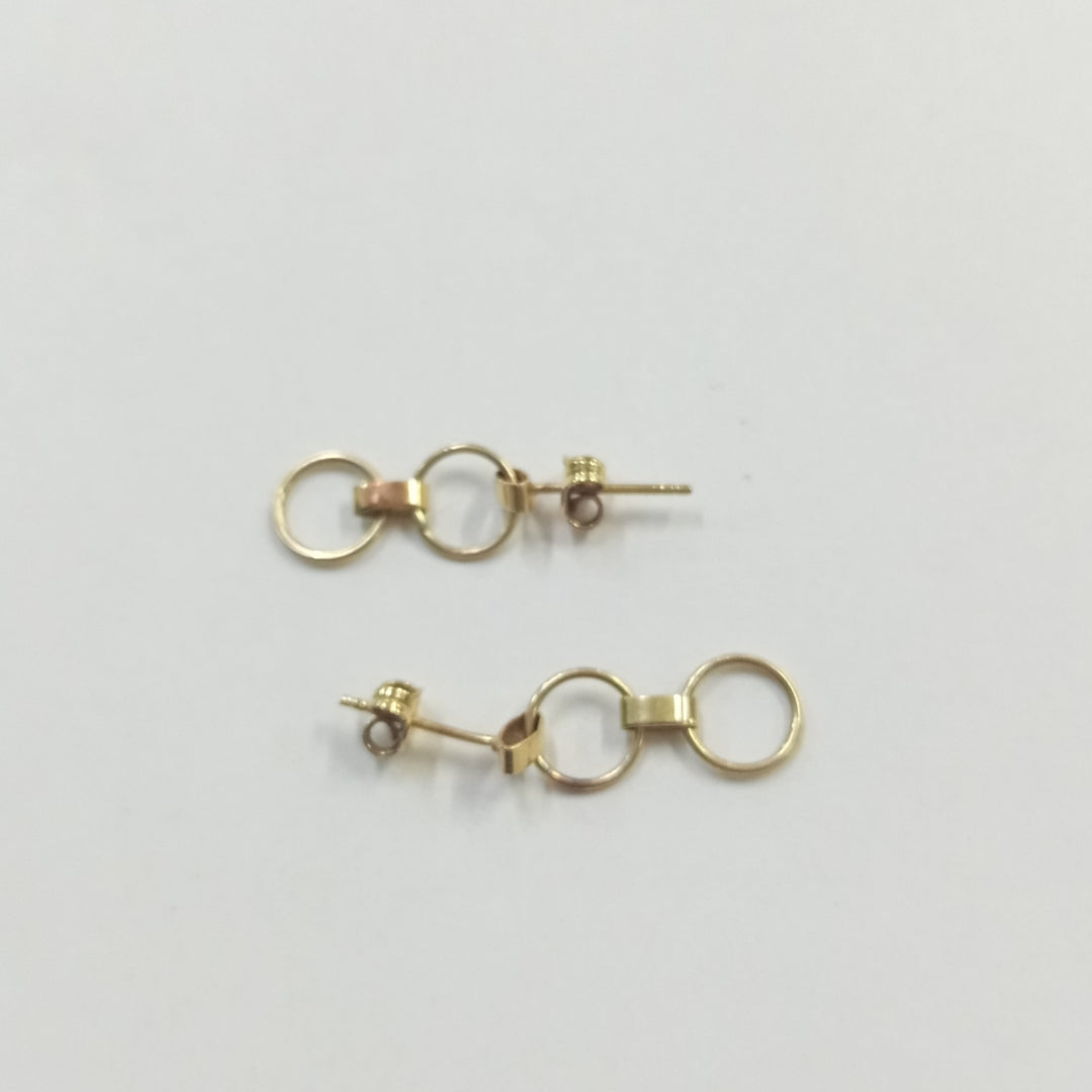 ARETES PAR ORO 14 K 1,40 GRMS (SEMINUEVO)