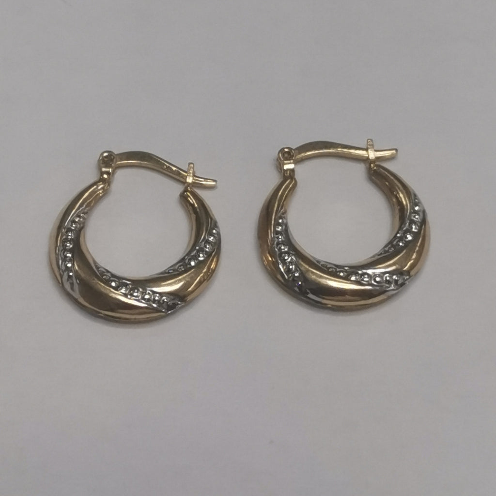 ARRACADAS PAR ORO 14 K 1.3 GRMS (SEMINUEVO)