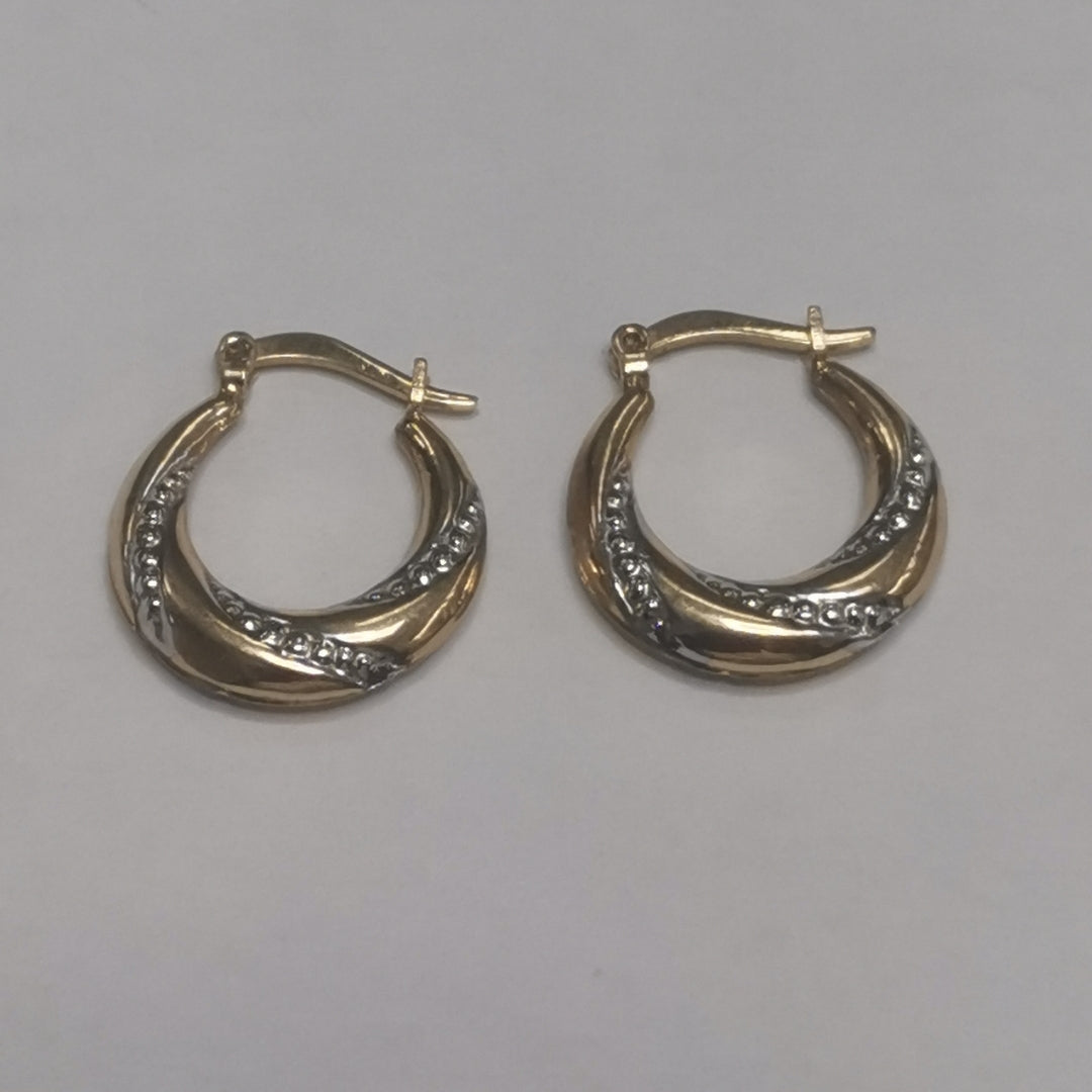 ARRACADAS PAR ORO 14 K 1.3 GRMS (SEMINUEVO)