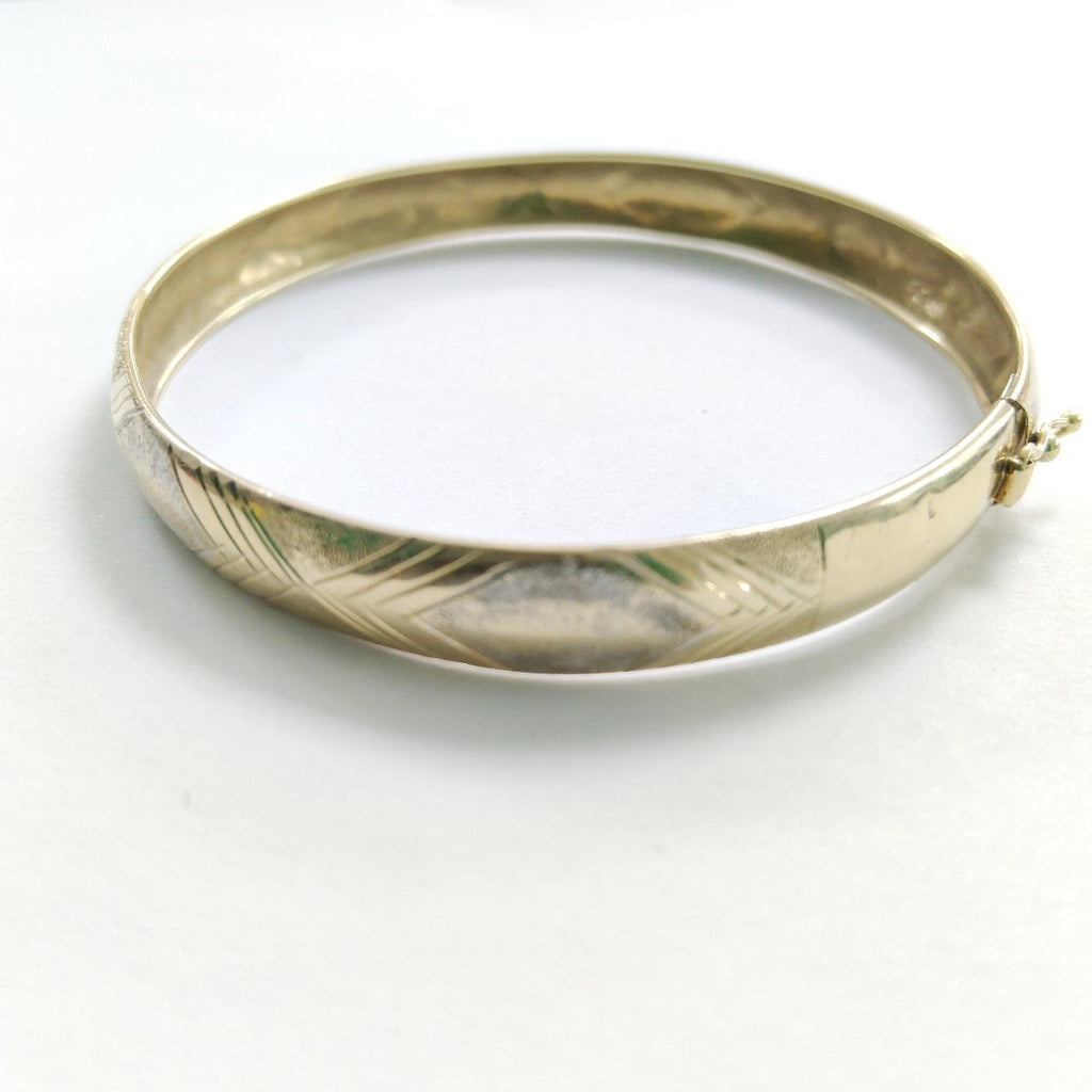 PULSERA RIGIDA ORO 14 K 6.5 GRMS (SEMINUEVO)