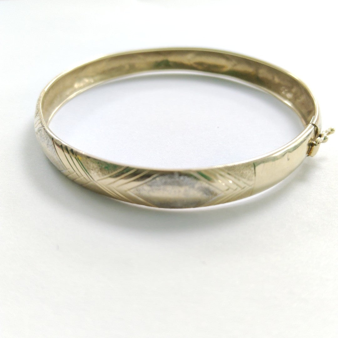 PULSERA RIGIDA ORO 14 K 6.5 GRMS (SEMINUEVO)