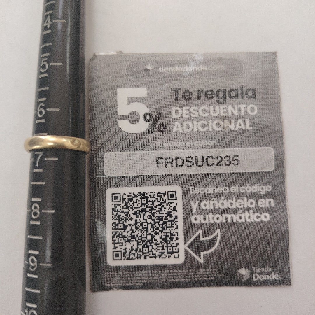 ARGOLLA ORO 10 K 1.6 GRMS (SEMINUEVO)
