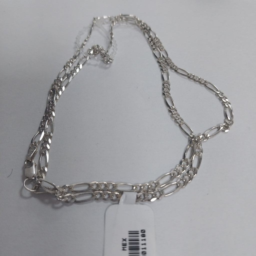CADENA TEJIDO 3X1 PLATA .925 55 CM 7.5 GR (NUEVO)