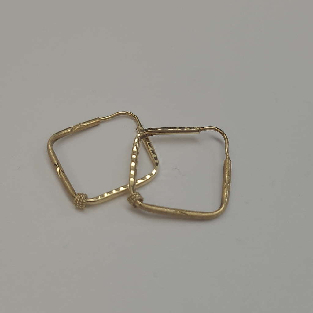 ARRACADAS PAR ORO 14 K 1.3 GRMS (SEMINUEVO)