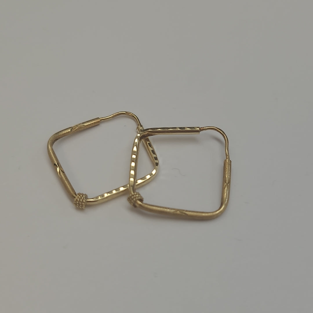 ARRACADAS PAR ORO 14 K 1.3 GRMS (SEMINUEVO)