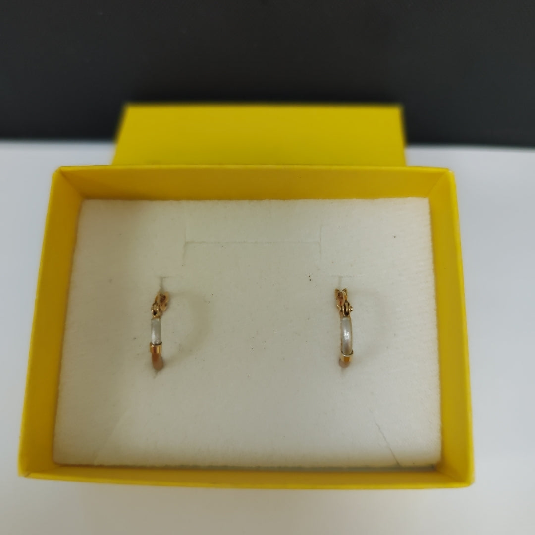 ARRACADAS PAR ORO 14 K 1 GRMS (SEMINUEVO)
