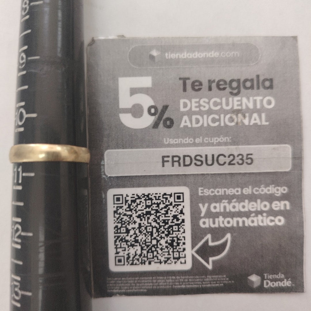ARGOLLA ORO 10 K 1.3 GRMS (SEMINUEVO)