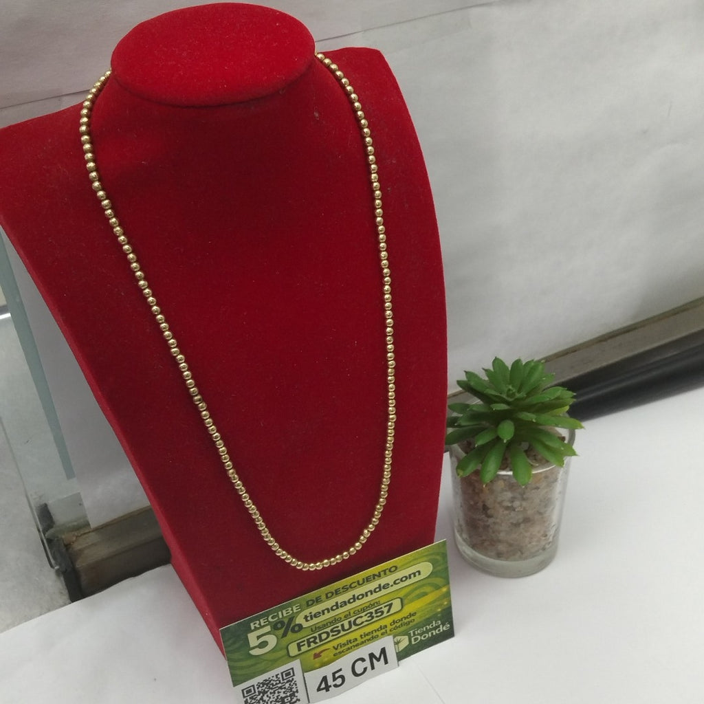 GARGANTILLA ORO 14 K 16.2 GRMS (SEMINUEVO)