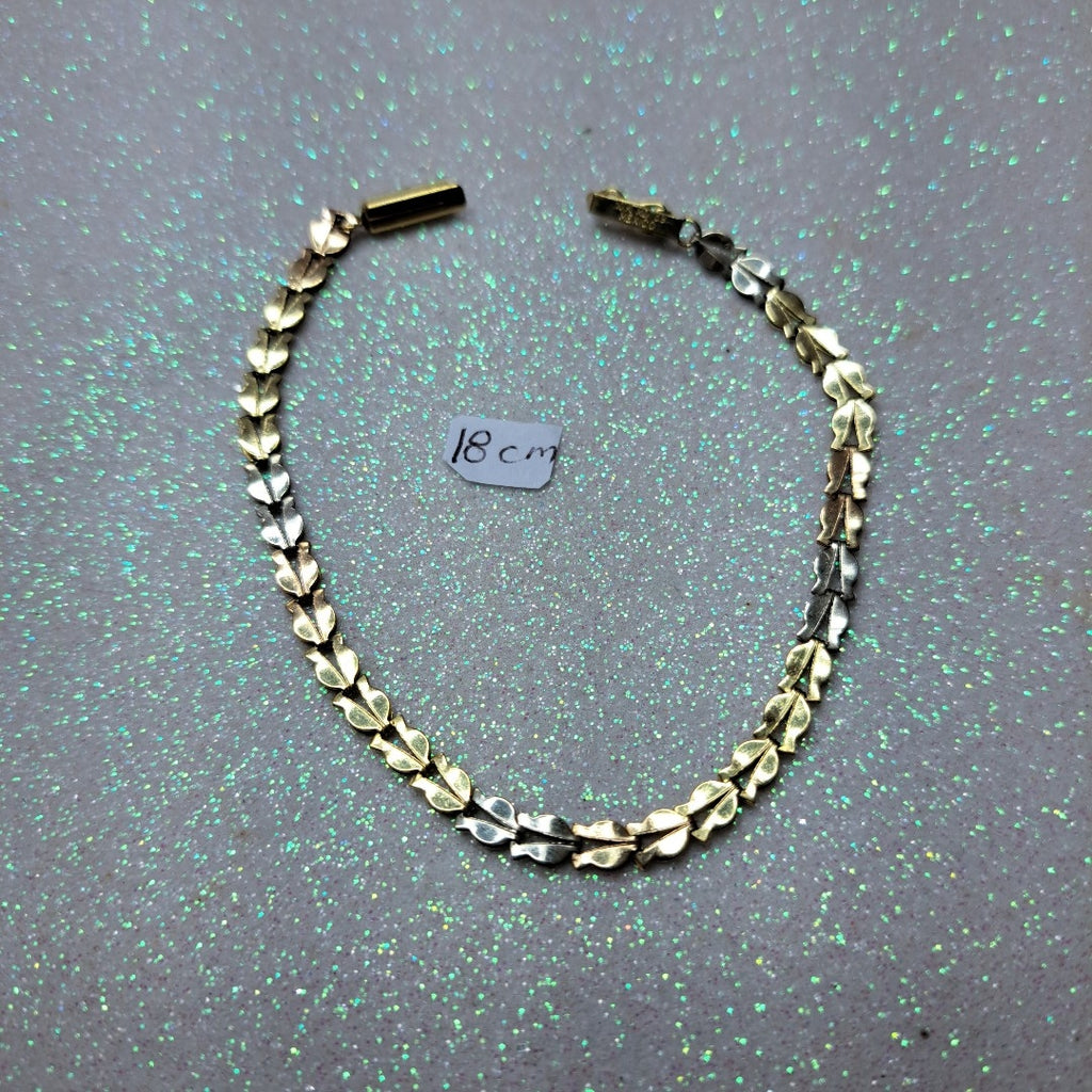PULSERA ORO COMBINADO 10 K 3,00 GRMS (SEMINUEVO)